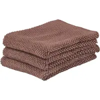 Zone Denmark Vaatdoek Brown 27 x 27 cm (Set van 3)