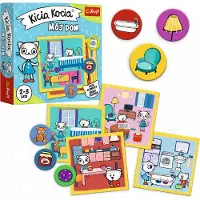 Trefl Kitty Kat Mijn Huis, een bordspel voor kinderen, van , artikelnummer 02055