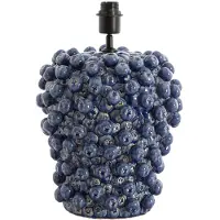 Light & Living Tafel lamp - blauw - Berries - keramiek - Ø 32 cm - E27 - 1742880 -