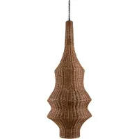 Light & Living Rotan hanglamp Nemzor Ø 40cm bruin