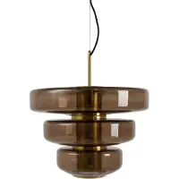 Light & Living Unieke hanglamp Meyara Ø 40cm bruin