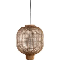 Light & Living Natuurlijke Hanglamp Dorzan Donker Ø 42cm