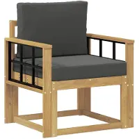 vidaXL 2 Stuk Buiten bank set Polyester Wit en Anthraciet