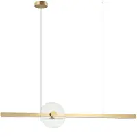 Zambelis Hanglamp 25426, dimbaar, messing / goud, Woon-/ Eetkamer, metaal, Modern, hanglamp