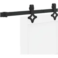 vidaXL Schuifdeur ORKDAL Wit 83 x 202 cm Massief grenenhout