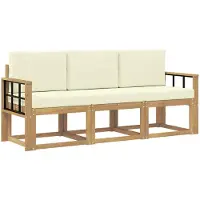 vidaXL Buiten bank set 3 st