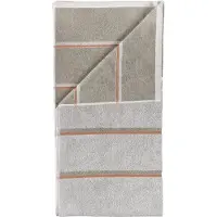 Zone Denmark Handdoek Sauna Soft Grey / Eucalyptus / Terracotta (50 x 100 cm)