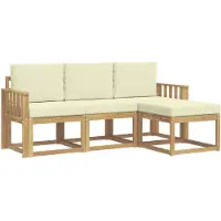 vidaXL Buiten bank set 4 st