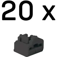Lindy 47892 RJ45-poortsloten Zwart