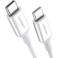 UGREEN Korte USB-C naar USB-C Kabel 3A Fast Charge 0.5 Meter Wit