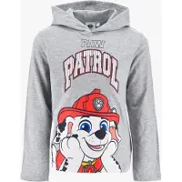 Ryhmä Hau Longsleeve Hoodie - Maat 110 - Marshall Shirt met Capuchon - Grijs