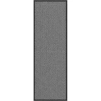 vidaXL Deurmat 60x180 cm antracietkleurig