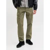 Jack & Jones Cargobroek 'JPSTKANE FRANK' olijfgroen