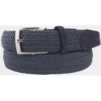 6Road Riem Blauw Ceintuur vlecht stretch suede 395050/47