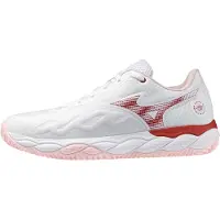 Mizuno Wave Enforce Court Cc Clay Shoes Wit EU 40 Vrouw