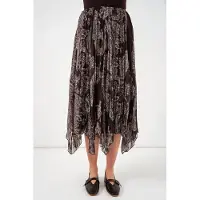 Bigdart Hoge Taille A-Lijn Midi Rok in Paisleyprint