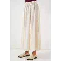 Big Dart Maxi Rok met Elastische Taille