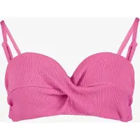 Osaga voorgevormde dames bikinitop met structuur roze maat L