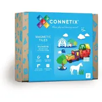 Connetix Magnetische bouwstenen, magnetische set met 24 autootjes