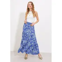 Big Dart Maxi Gekleed Comfortabele Pasvorm Rok