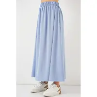 Big Dart Maxi Rok met Elastische Taille