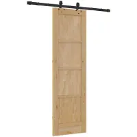 vidaXL Schuifdeur ORKDAL 61 x 198,5 cm Massief grenenhout Naturel