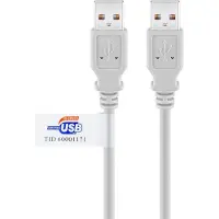 Pro USB 2.0 Hi-Speed Cable with USB Certificate, Grey 2 m