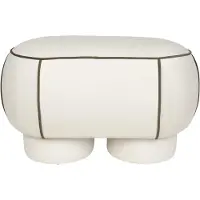 Housecraft living Marina Bank Ovaal 77,5 cm Wit