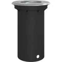 vidaXL Buitengrondverlichting rond 10,5x10,5 cm gietaluminium zwart