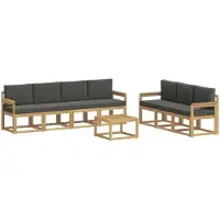 vidaXL Buiten bank set 7 st
