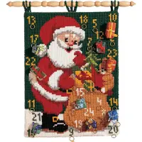Vervaco - Kruiswandtapijt kit - Kerst - Kerstman - PN-0009309 - Borduren - Borduurpakket - Borduurpakket volwassenen - Borduurpakket kind