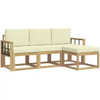 vidaXL Buiten bank set 4 st