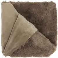 Unique living Plaid - Mats - Taupe - 130 x 180 cm