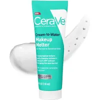 CeraVe Cream-to-Water Make-up Melter - Gezichtsreiniger voor Make-up -Verwijdering & Dubbele Reiniging & 48 uur Hydratatie - Parfumvrij - 118 ml