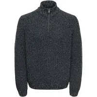 Only & Sons Trui 'ONSJoin' zwart gemêleerd