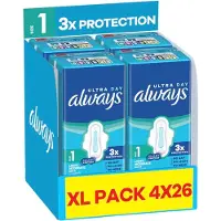 Always Maandverband Ultra Sanitary Towels Maat 1 104 stuks