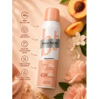Bruno Banani Deodorant Spray - Langdurige Frisheid - 48u Bescherming - Lichte Geur voor Dames- 150 ml