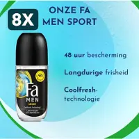Fa 8 x Sport Energizing Fresh Deodorant Roll On 50ml