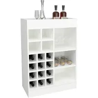 VCM Weinschrank | Maße ca. H. 100 x B. 70 x T. 38 cm | Küchenregal | Regal | Weinregal - Esilo