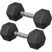 Songmics - Dumbells - Halterset 2 Stuks - Dumbells 10 kg - 20 kg Totaalgewicht - Voor Thuisfitness