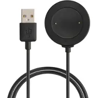 Kwmobile USB-oplaadkabel geschikt voor HONOR Watch 4 (TMA-L19) / Watch 5 (STL-L19) kabel - Laadkabel voor smartwatch - in zwart