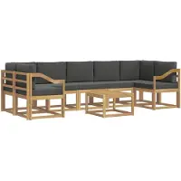 vidaXL Buiten bank set 6 st