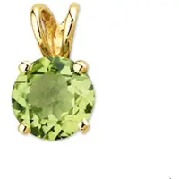 The Jewelry Collection Geelgouden Hanger peridot 4010299