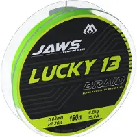 Mikado Jaws Lucky 13 150 M Braided Line Transparant 0.180 mm