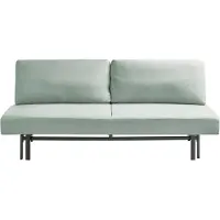 Beliani ROYKKA - Slaapbank - Lichtgroen - Polyester