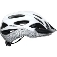 Contec helm "Laska", verpakt in een beschermende doos, sportief, kleur: wit/zwart velvet, maat: S/M (54-58 cm)
