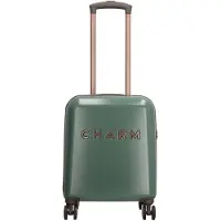 Charm London Capetown Underseat Trolley darkgreen