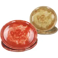 MamboCat Set van 6 PERFETTO-pizzaborden, gemengd, Ø 31,5 cm, 3x rood & 3x geel - 164192 & 164194