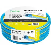 Vartco - 4-lagige Tuinslang 3/4" 20m | Voedsel veilig Anti Twist tuinslang | flexibele slang Tricot vlecht UV-bestendig 25 Bar