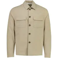 Born with Appetite Overshirt beige met knopen